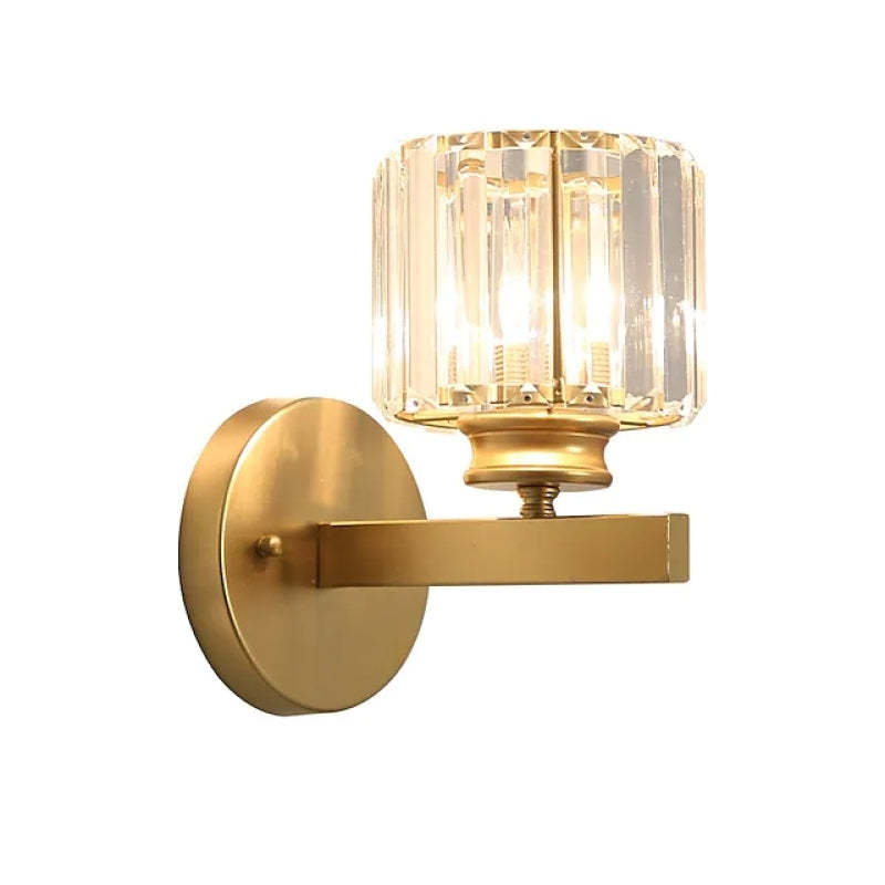 Arisha aplică de perete din cristal, modernă, LED, pătrată, rotundă
