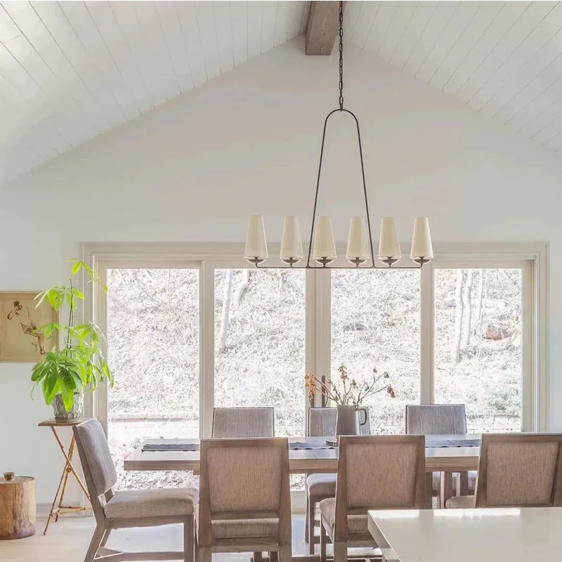 Silva candelabru alb și negru, vintage, LED, pentru dormitor și bucătărie