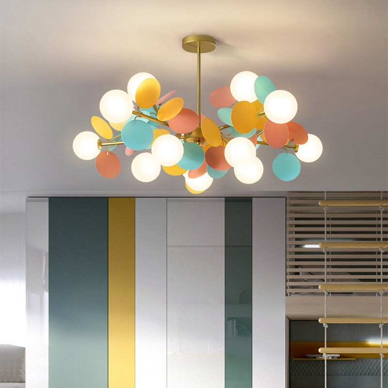 Nexen candelabru cu Ramură Florită Multicolorată pentru living