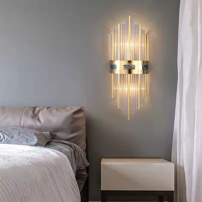 Kristy aplică de perete cu cristal, lampă de noptă ∅18CM