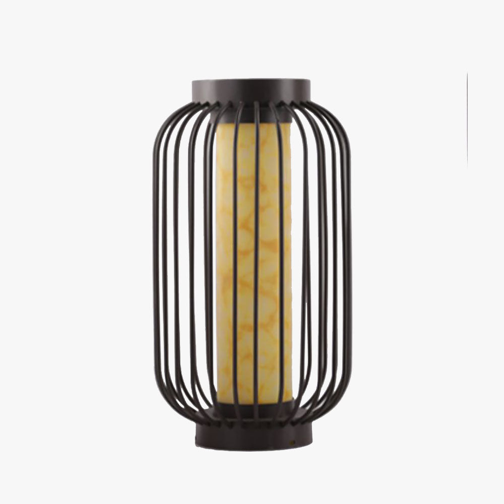 Ray Lantern lampadar Solar/Reîncărcabil pentru exterior, Maro