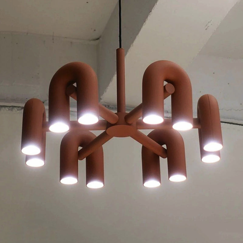 Arisha lampă suspendată modernă Linear cu 3 Formă U