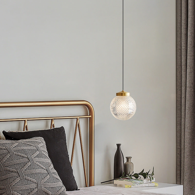 Arisha modern Circle sticlă lampă suspendată pentru dormitor și Hotel