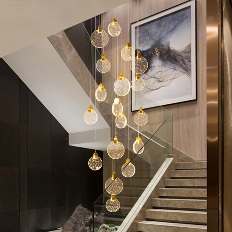 Kristy candelabru Circular Ripple Rotund din cristal auriu