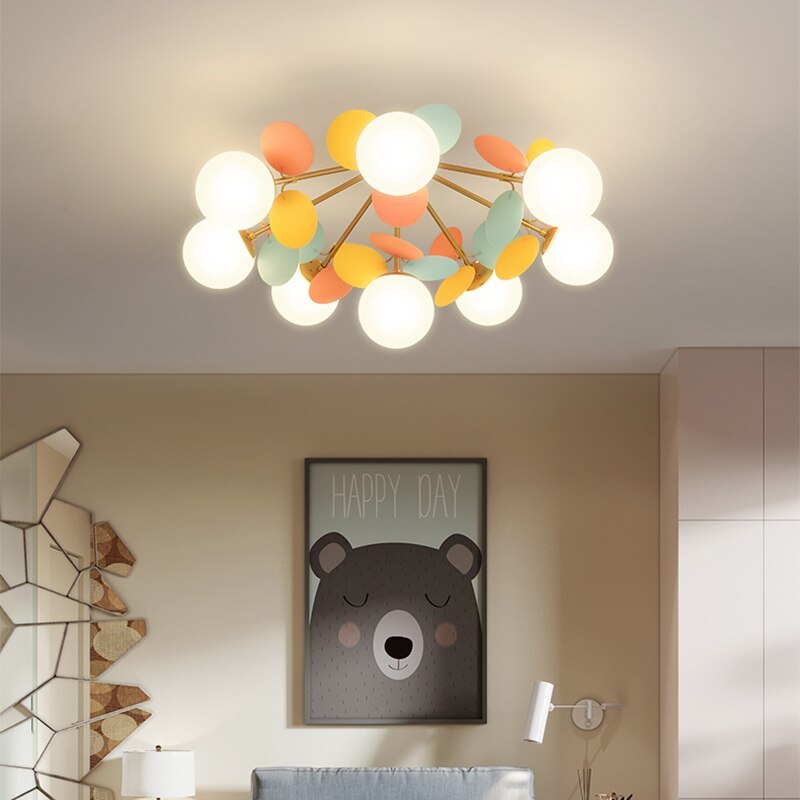 Nexen candelabru cu Ramură Florită Multicolorată pentru living