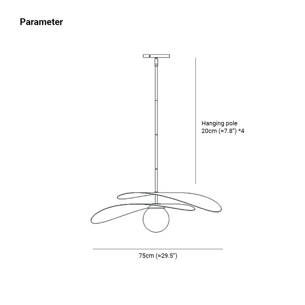 Arisha lampă suspendată decorativă geometrică metalică, negru/auriu