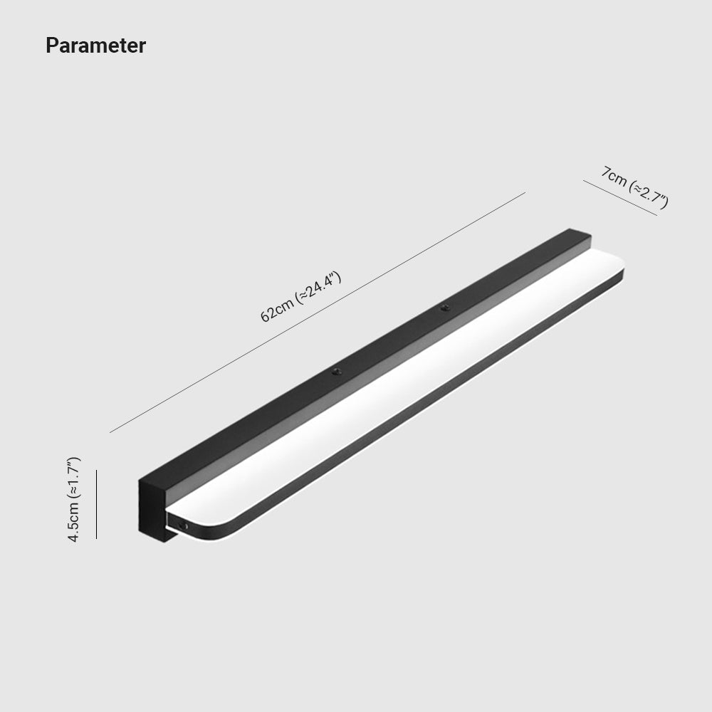 Arisha aplică de Perete Rectangulară modernă, Oglindă, negru/alb/Crom/Aur, pentru Băi