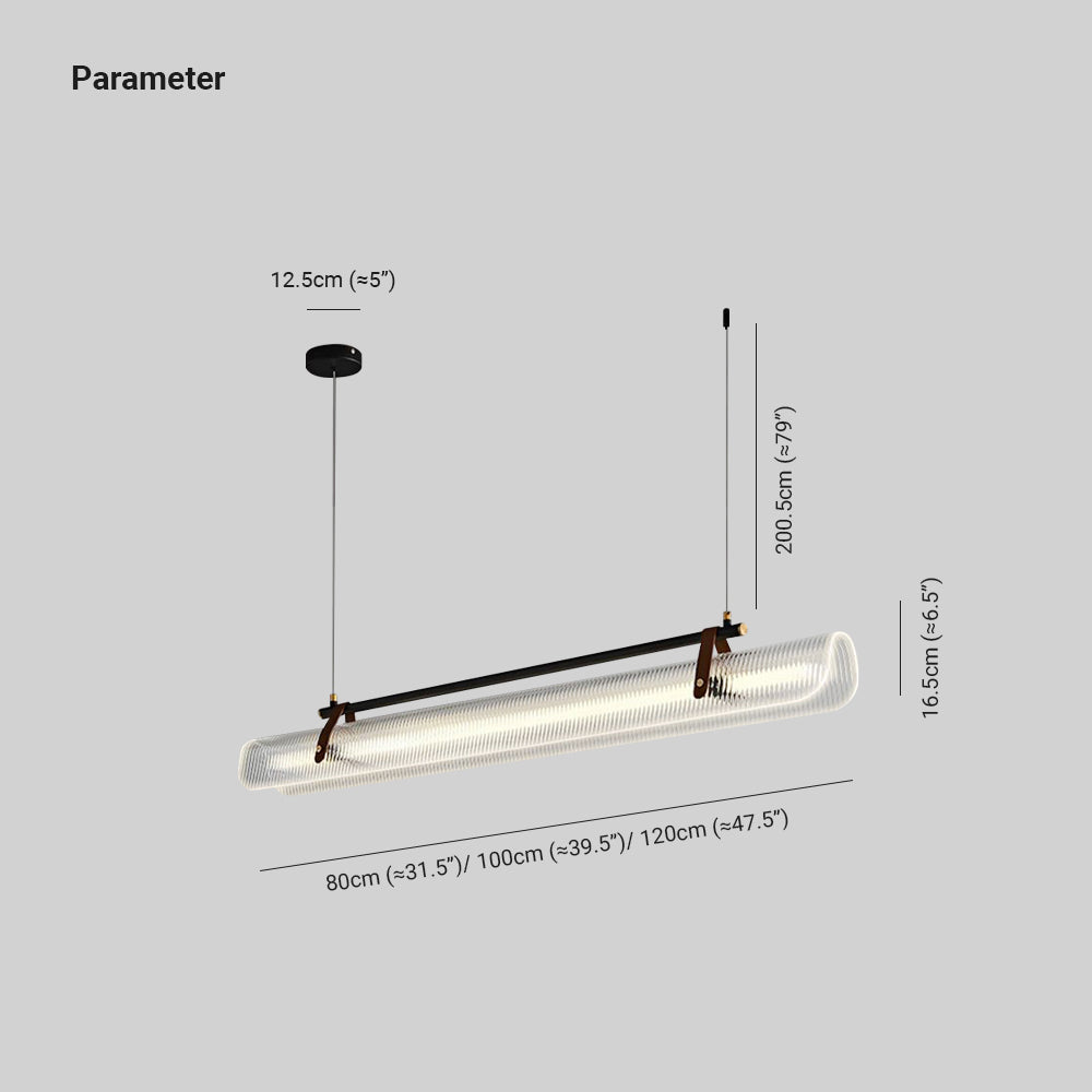 Arisha lampă suspendată liniară modern, /metal, negru/auriu, Birou