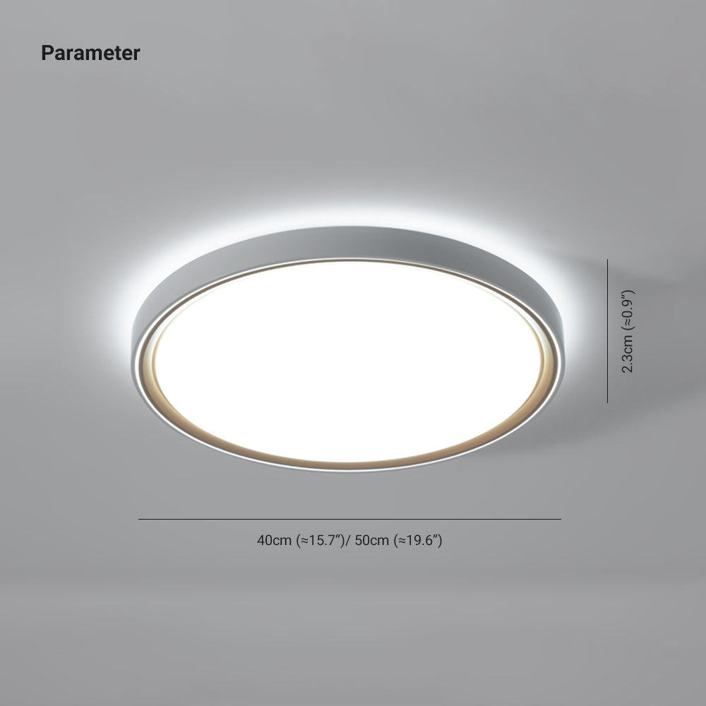 Arisha plafonieră aplicată minimalistă rotundă/pătrată din metal, aur