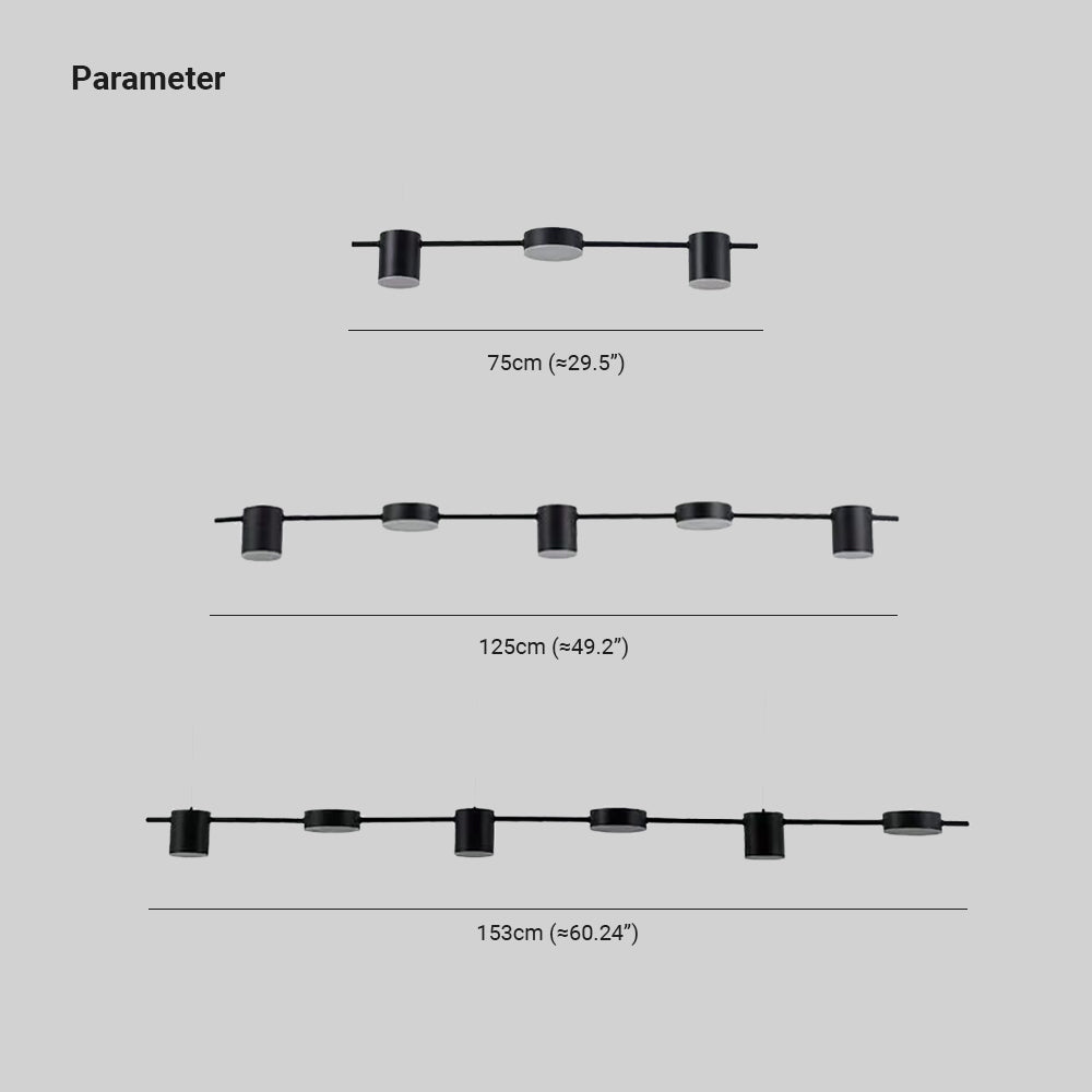 Arisha lampă suspendată minimalistă Multi metal, negru/Auri, în culoare aurie