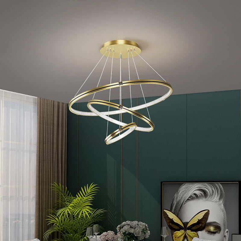 Arisha LED Rings lampă suspendată Reglabilă pentru living și Sufragerie