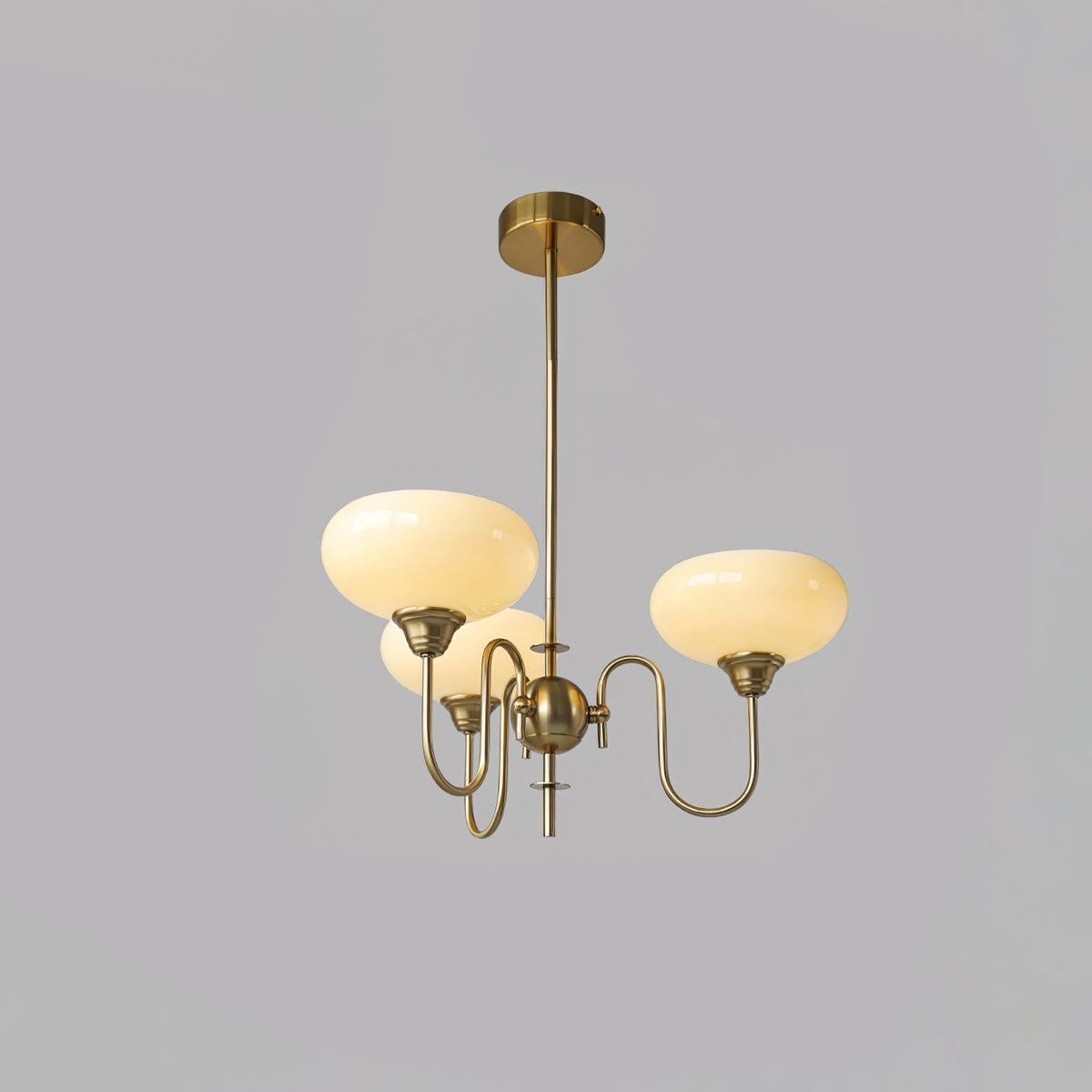Silva Vintage LED metal Multi abajur Galben Becuri Lux living dormitor lampă suspendată, Aur/Crom, în culoare albă, în culoare crem
