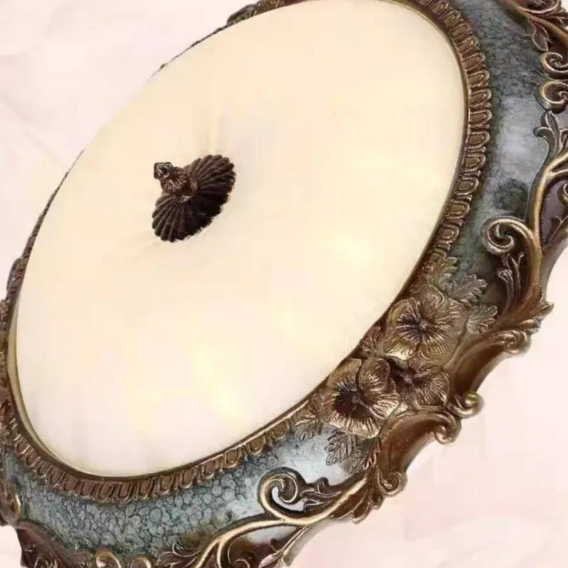 Tiffany plafonieră aplicată  din alamă/rășină