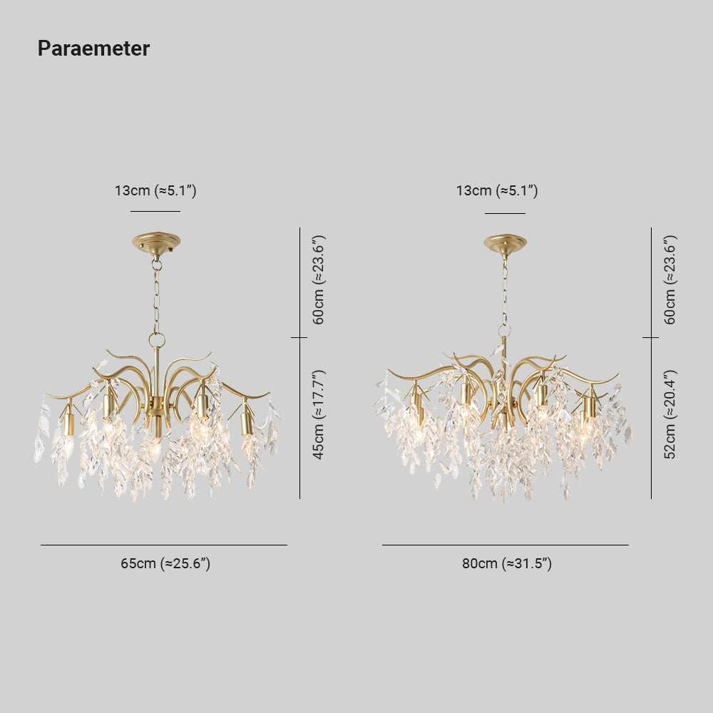 Kristy de lux Wisteria floare cristal candelabru