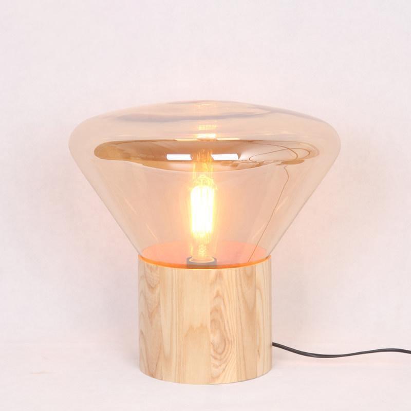 Sylirella lampă de masă minimalistă din lemn