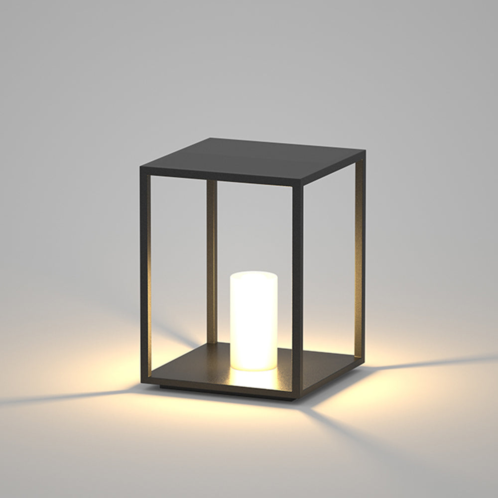Ray lampadar minimalist Rectangular metal Solar Outdoor Ground Lamp