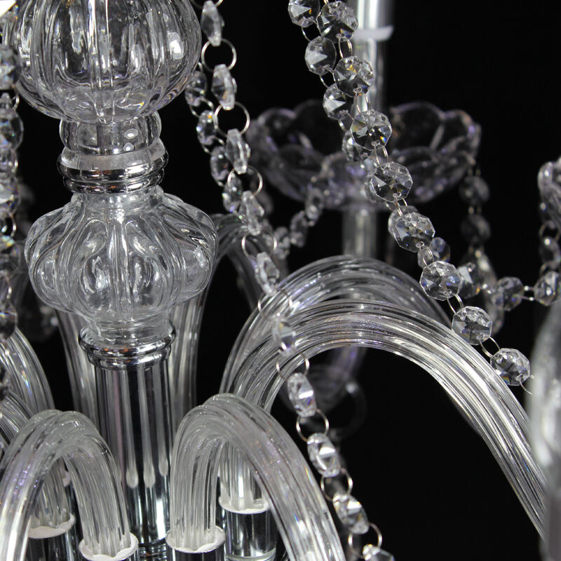 Silva candelabru din cristal transparent