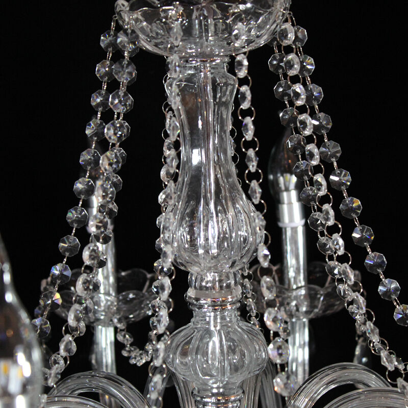 Silva candelabru din cristal transparent