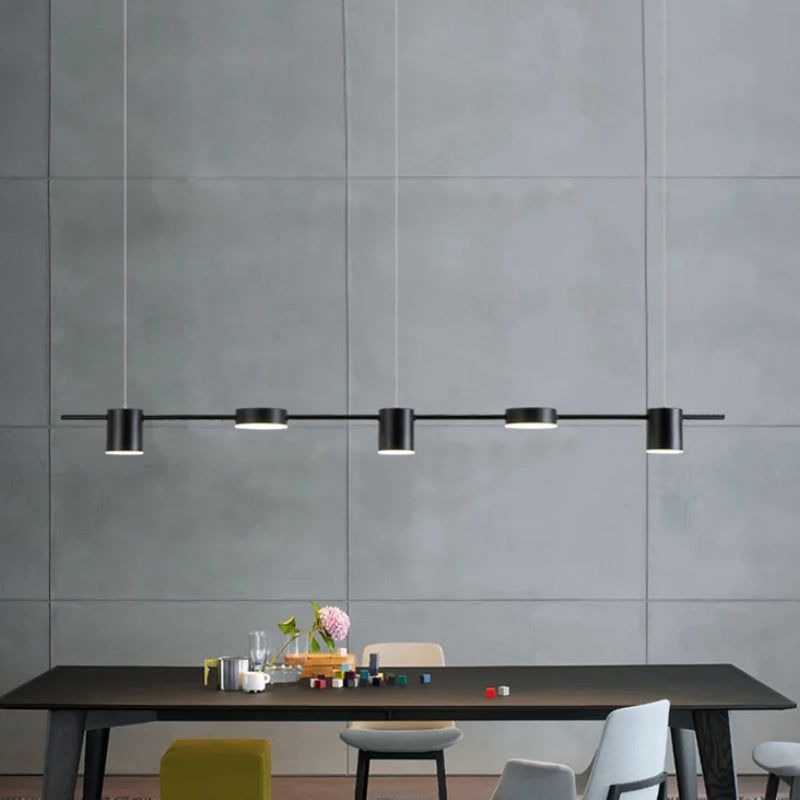Arisha lampă suspendată minimalistă Multi metal, negru/Auri, în culoare aurie