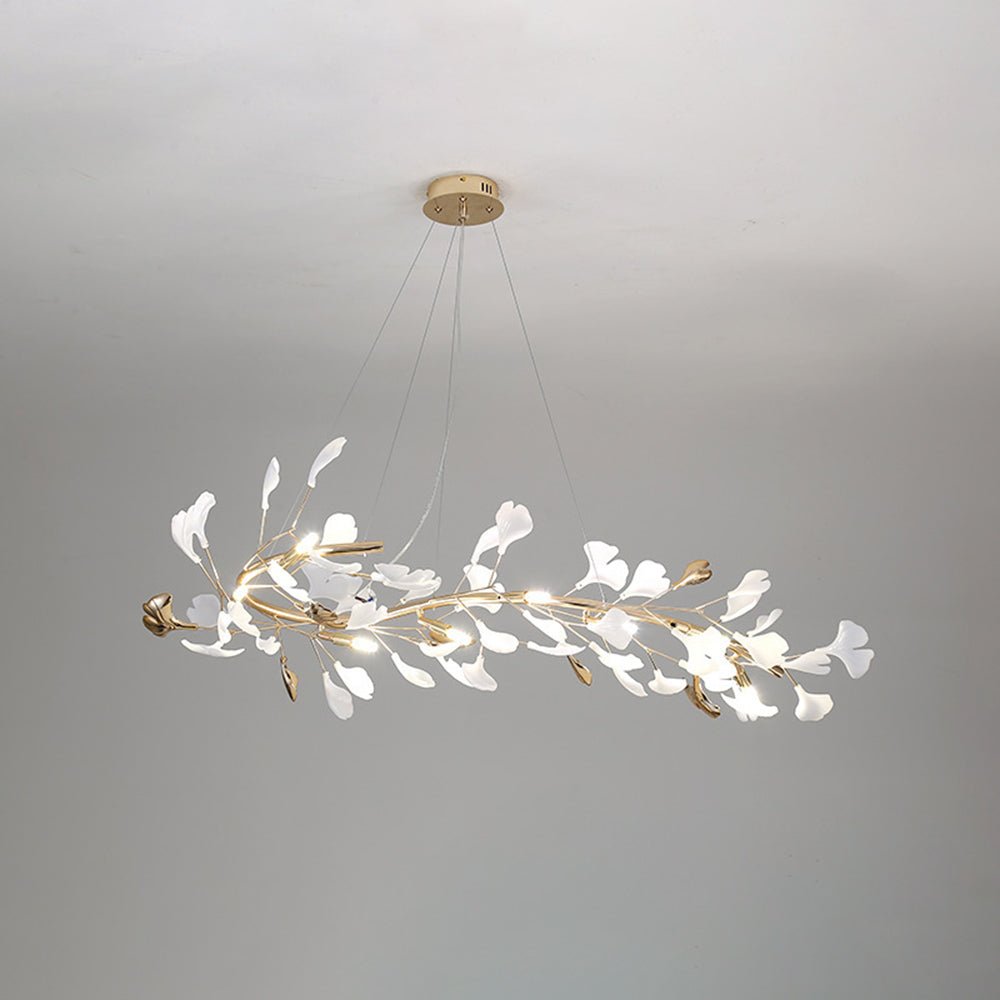 Olivia candelabru auriu din metal și ceramică, modern, în stil Art Deco