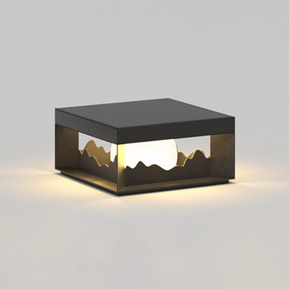 Ray modern Mountain metal Outdoor Lamp, lumină caldă
