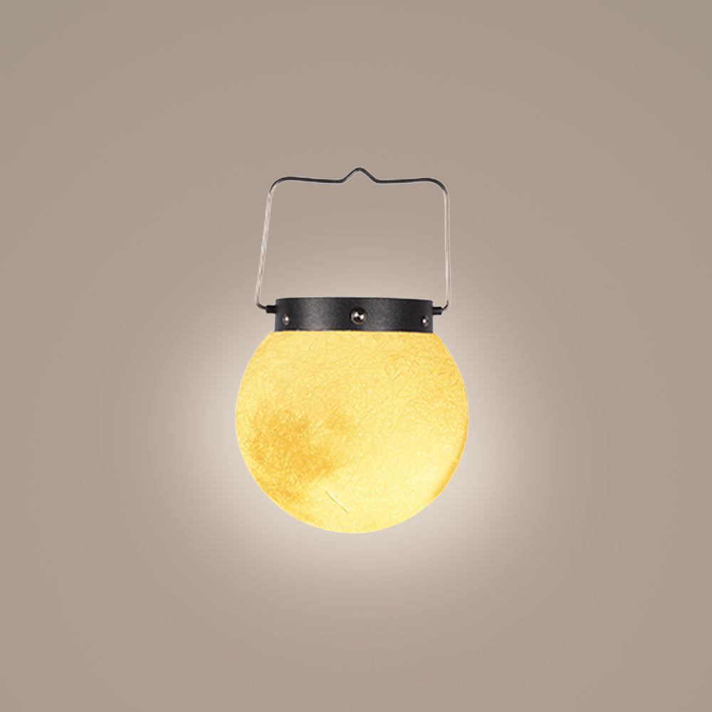 Ray Moon modern Bubble Glod lampă suspendată din metal/rășină/plastic armat cu fibră de sticlă