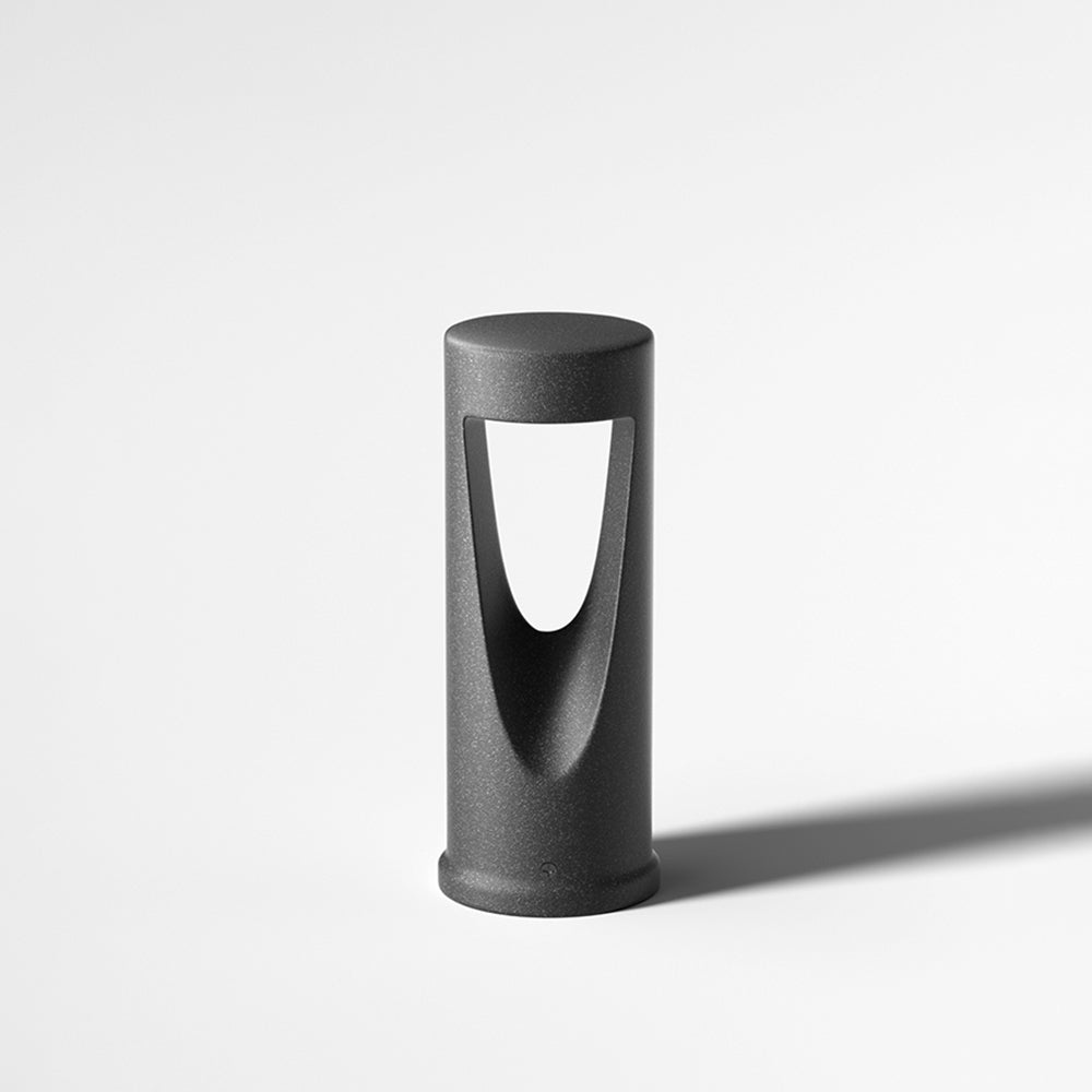Ray lampă de perete pentru exterior contemporană din metal, neagră
