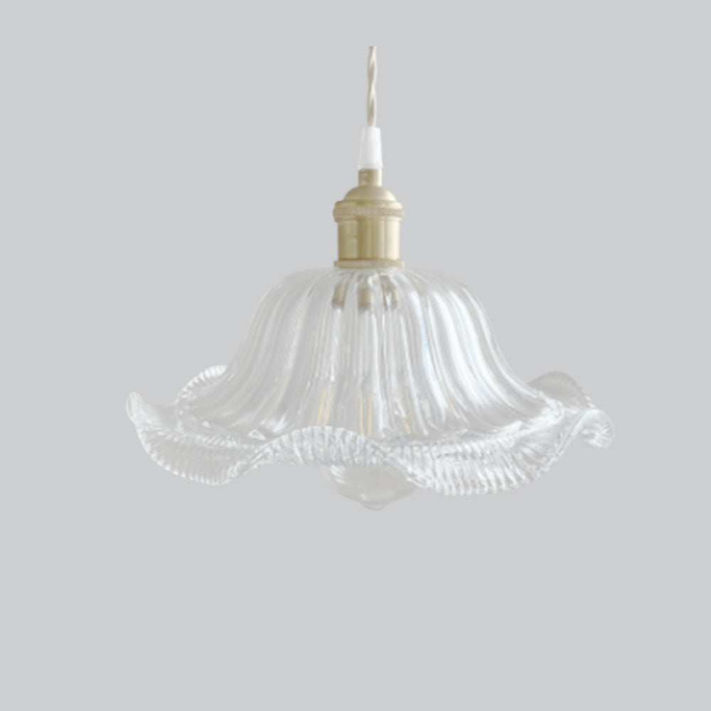 Valentina lampă suspendată Art Deco din alamă și sticlă, 7 stiluri