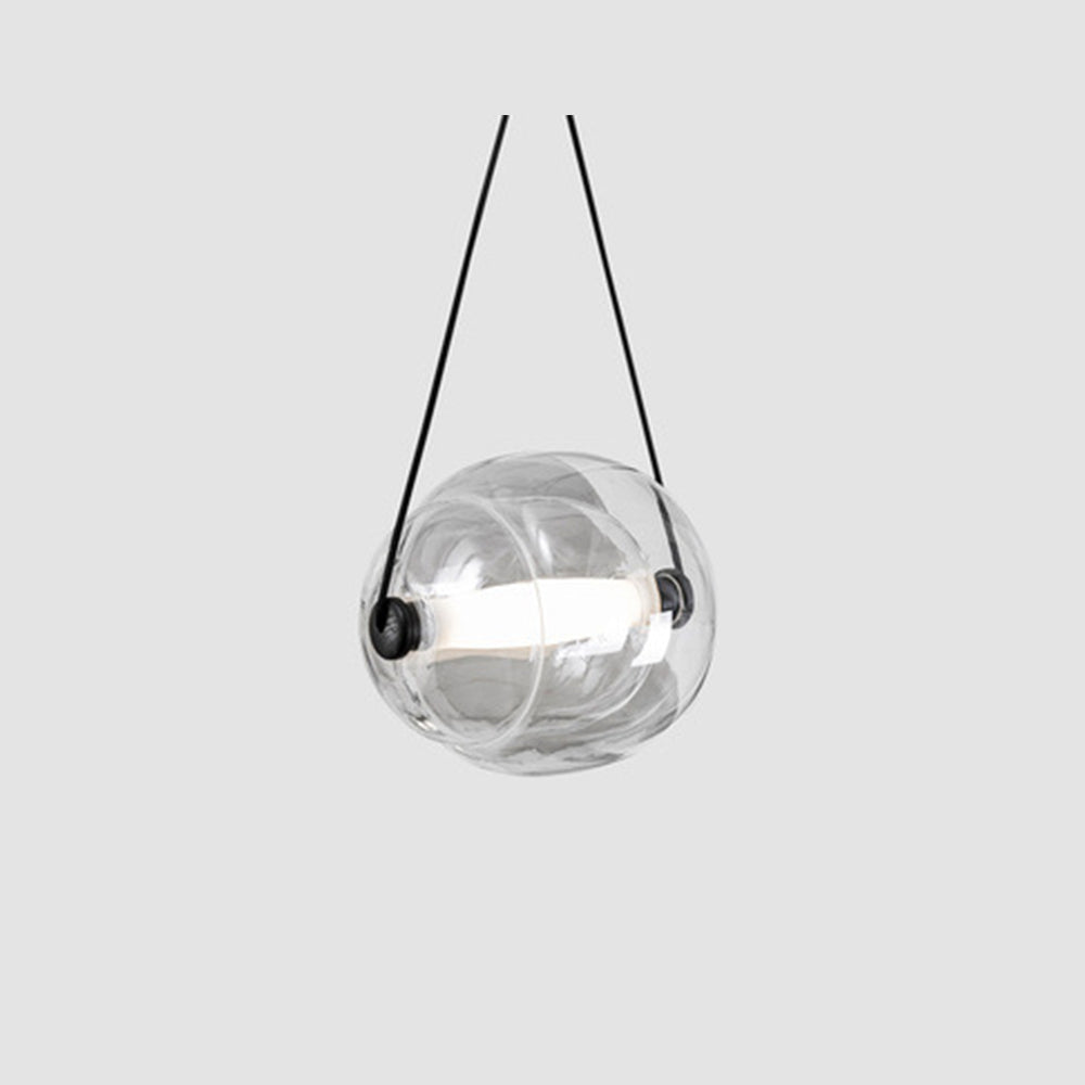 Valentina modern Bubble sticlă lampă suspendată, Blue/Yellow/Pink/Smoky Grey/alb/transparent, în culoare albastră, în culoare galbenă, în culoare roz, în culoare gri