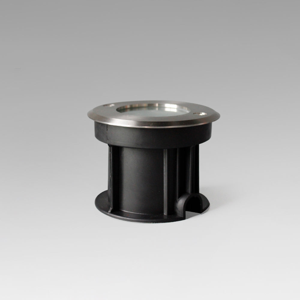 Ray lampă de iluminat modern metal cilindric pentru trepte și terase exterioare, cu conexiune fixă, negru